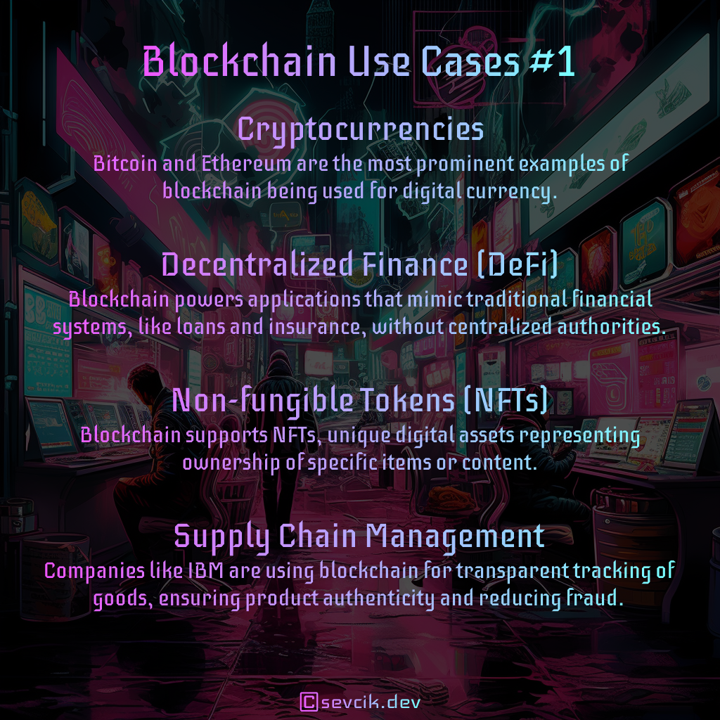 Blockchain use cases #1