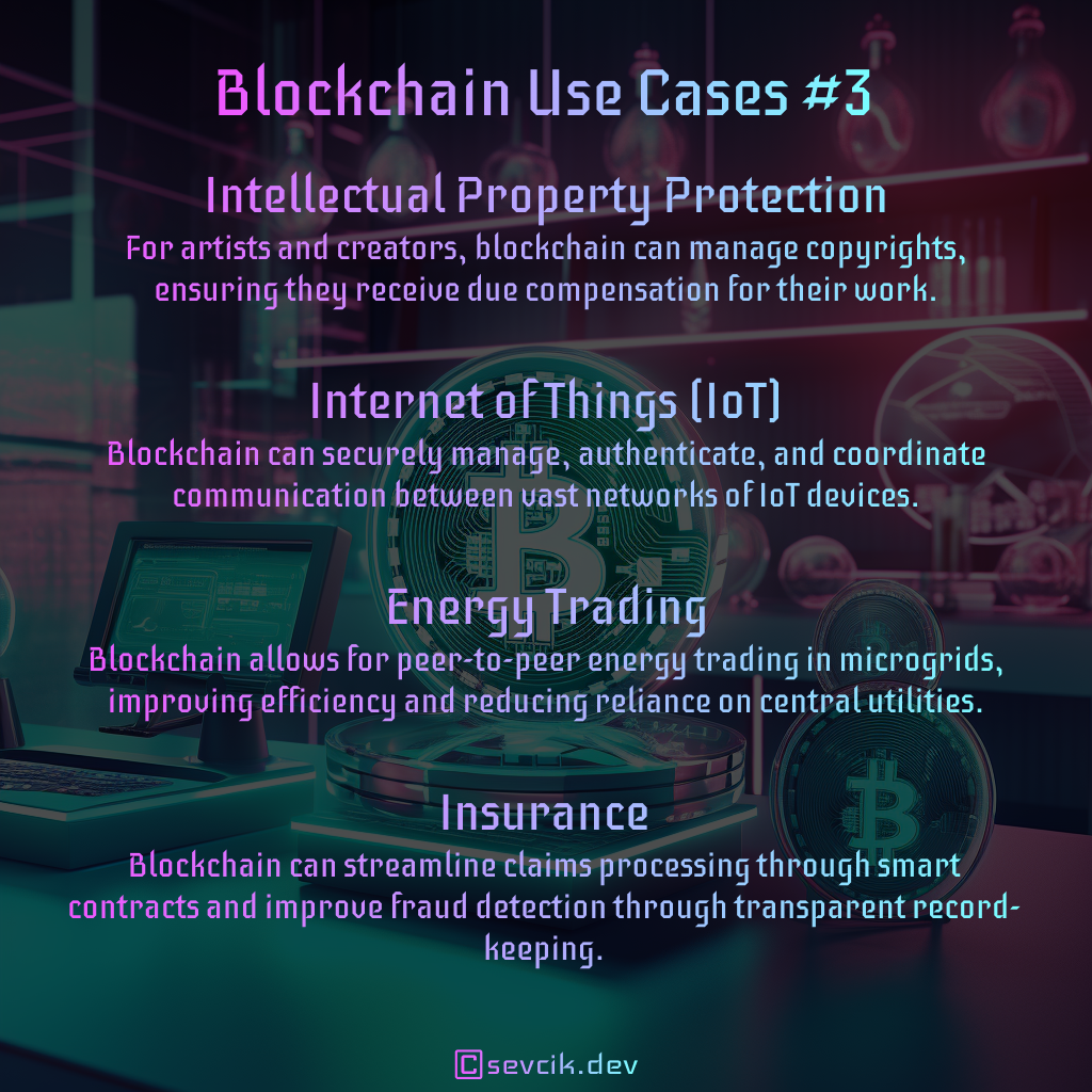 Blockchain use cases #3